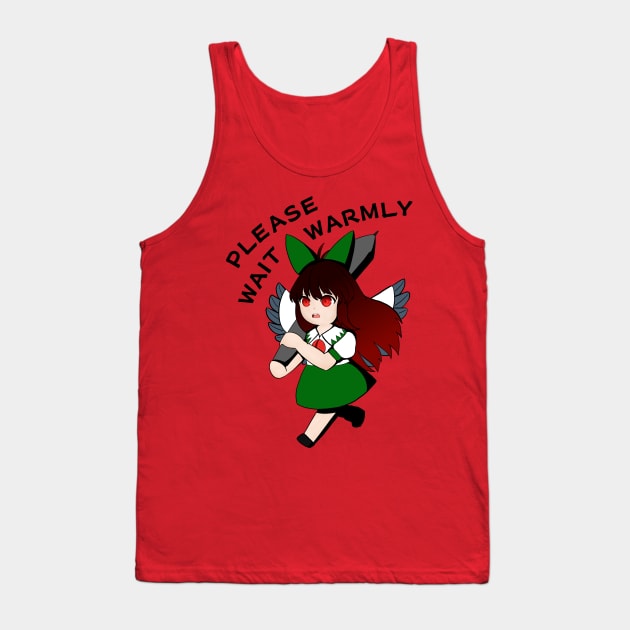 Please Wait Warmly Tank Top by Kirisame's Atelier